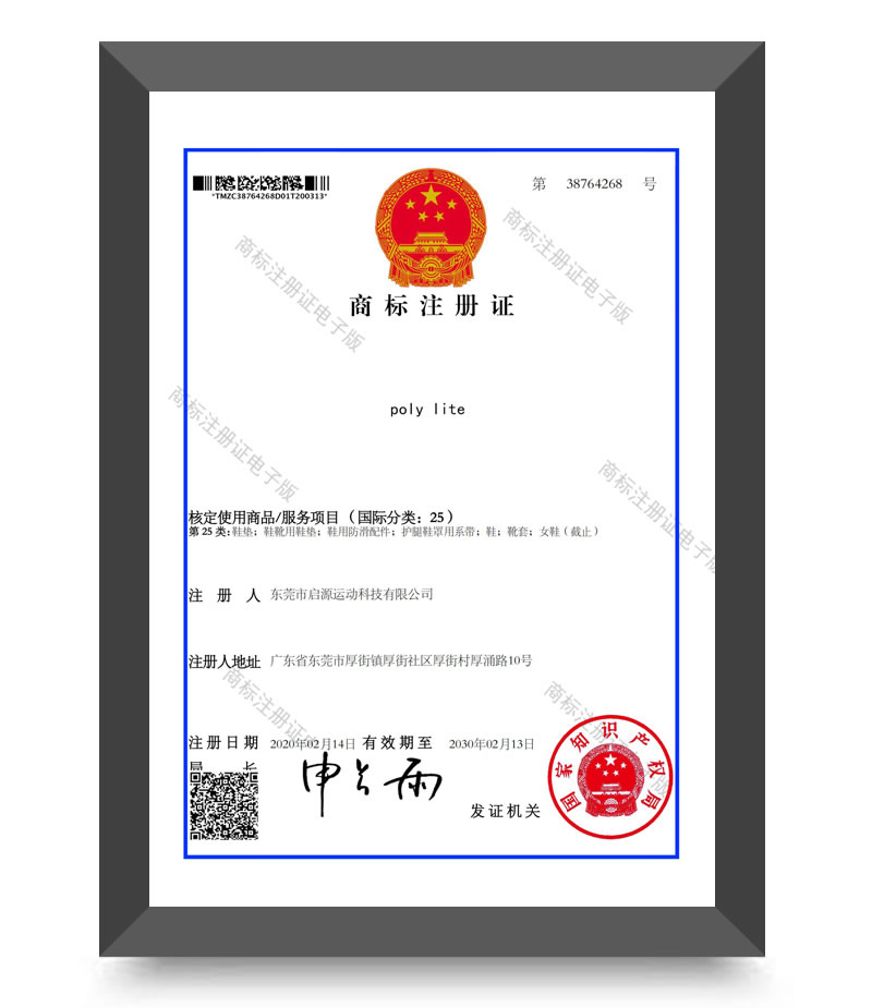 Polylite 商標(biāo)專利